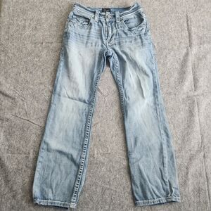 Buckle Black Bootcut Fit No 3 Jeans Men's 30x32 (30x31) Blue Denim Western Y2K 